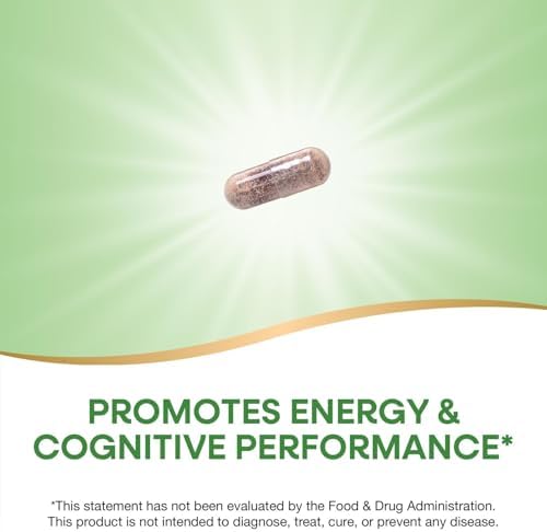 Nature's Way Rhodiola - 250mg per Serving - Rhodiola Capsules for Cognitive Performance & Energy Support* - Adaptogenic Herb* - Non-GMO Project