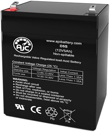 AJC Battery Compatible with Craftsman 41B822 12V 5Ah Garage Door Battery