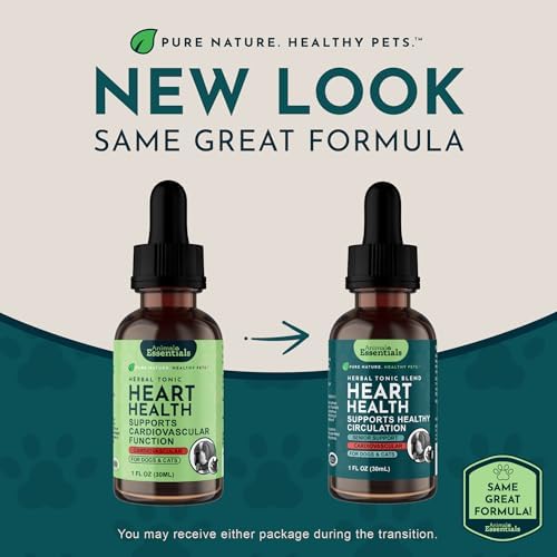 Heart Health for Dogs & Cats - Cardiovascular Support Supplement, Healthy Heart, Organic Hawthorn Berry, Herbal Tincture - 2 Fl Oz