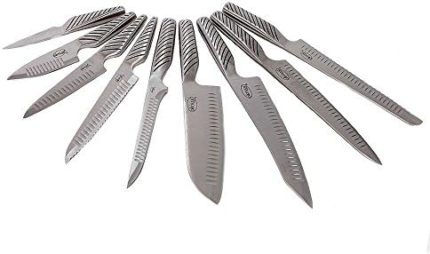 Gotham Steel 10 Piece Knife, 10Piece Set, Stainless Steel