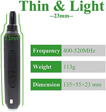 UHF 400-470 MHz MINI-handheld WLN KD-C1 Walkie Talkie Transceiver Radio …