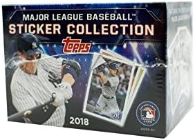 2018 Topps MLB Baseball Collectors Sticker Hobby Box: 50 Packs (400 stickers)