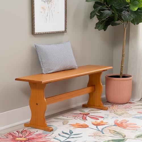 Linon Chelsea Kitchen Nook Table,Brown