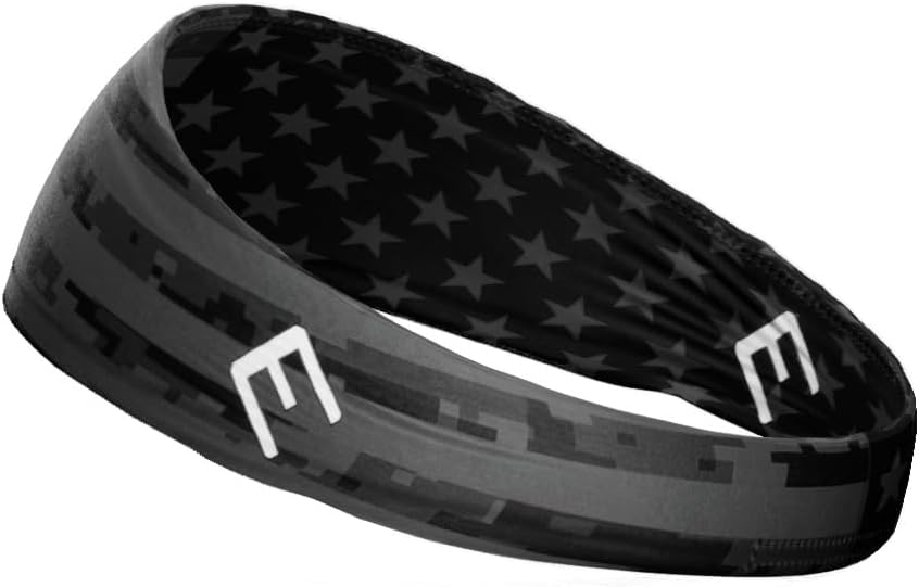 40+ Designs! Unisex Headband/Sweatband. Best for Sports, Fitness, Working Out, Yoga. Tapered Design