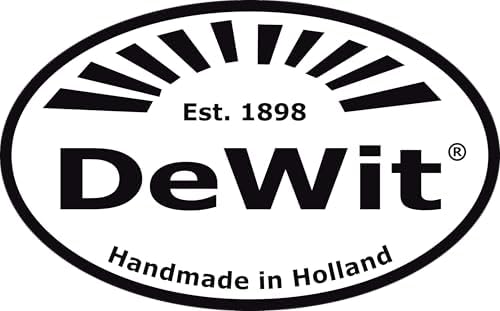 DeWit Korean Right Hand Hoe - Versatile Ho-Mi Garden Tool with Tempered Boron Steel Blade & Ash Hardwood Handle (12" Total Length, 0.65lbs)