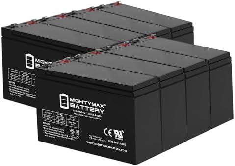 ML8-12 - 12 Volt 8 AH, F1 Terminal, Rechargeable SLA AGM Battery