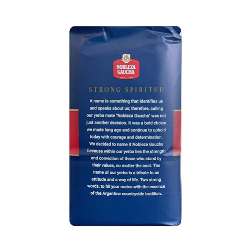 Nobleza Gaucha Yerba Mate Herbal Tea with Sterm | Traditional Argentina Brew USA-Specific Packaging 2.2 lbs - 3 Packs