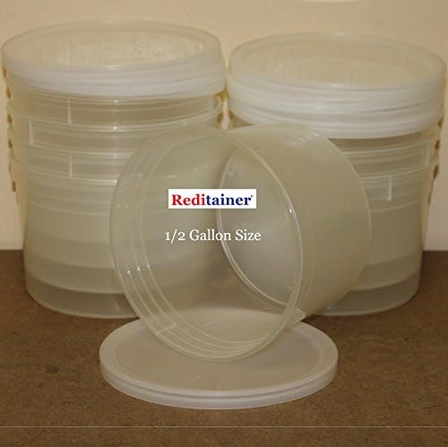 Deli Food Storage Containers with Lid, 32-Ounce, 10-Pack