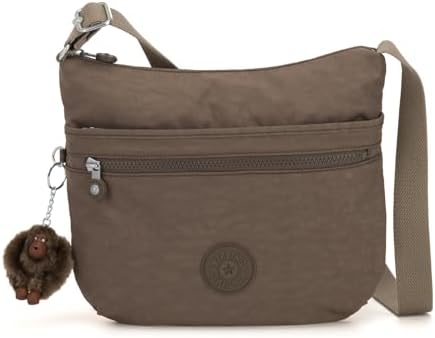 Kipling Womens Arto Crossbody Bag, Black Noir, 11.25 L X 10.25 H X 1.5 D US