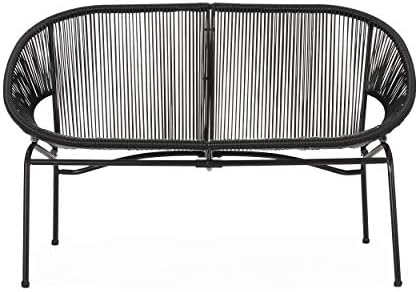 Christopher Knight Home Loveseat, Black