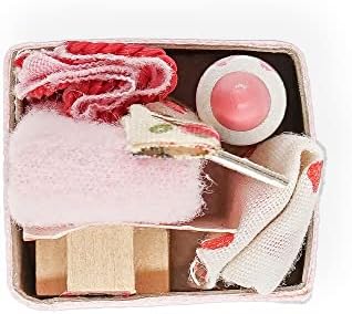 Odoria Miniature Clutter Box Dollhouse: 1/12 Scale Nursery Accessories for Craft Model DIY