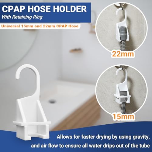 9 Pack CPAP Cleaning Kit, Collapsible Wash Basin, CPAP Hose Holder | CPAP Tube Clips, CPAP Tubing Holder