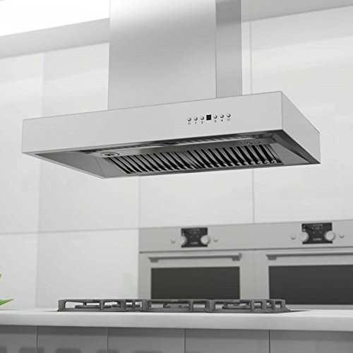 ZLINE Kitchen and Bath 42 in. 700 CFM Ducted Island Mount Range Hood in Stainless Steel KECOMi-42