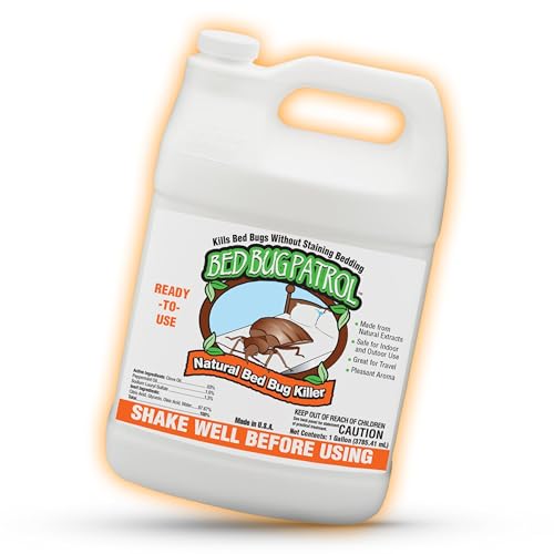 Bed Bug Patrol Bed Bug Spray & Bed Bug Killer for Home, Made in USA - 24 oz | Mattresses, Furniture, Seams, Cracks & Crevices | Targets Adult Bed Bugs, Eggs & Larvae | Plant-Based | Pet & Child Safe