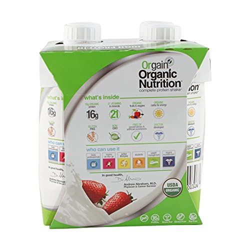 ORGAIN Organic Creamy Chocolate Fudge Drink, 11 FZ