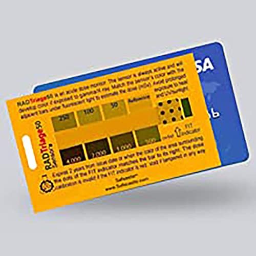 RADTriage FIT Personal Radiation Detector for Wallet or Pocket, Nuclear Radiation Detector, Electromagnetic Field Radiation Detector