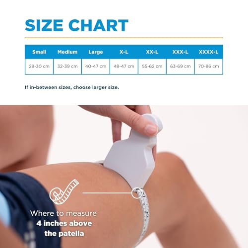 OrthoSleeve Compression Knee Brace, Knee Sleeve for ACL, MCL, Injury Recovery, Meniscus Tear, Pain, Aching Knees, Patellar Tendonitis & Arthritis Pain