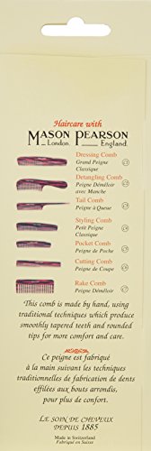 Mason Pearson Rake Comb, 0.1 lb.