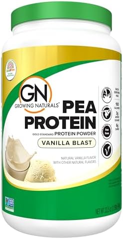 Raw Pea Protein Powder, Vegan Plant Based Protein, BCAA, Low-Carb, Low-Sugar, Chocolate Power, 1 Pound (Pack of 1)