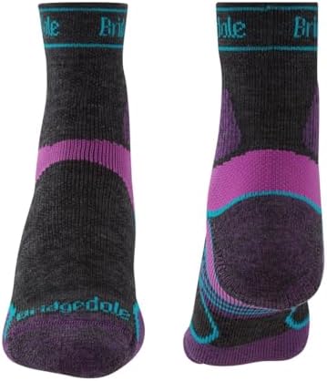 Bridgedale womens Trail Run Lightweight T2 Merino Performance ¾ Crew