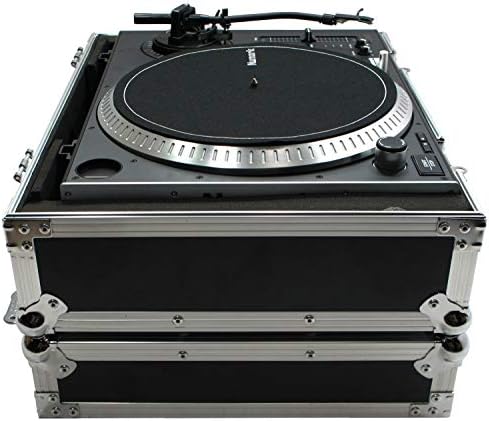 Turntable Flight Case Compatible with Technics 1200 - Harmony Cases | Foam lined interior, road ready DJ travel transport