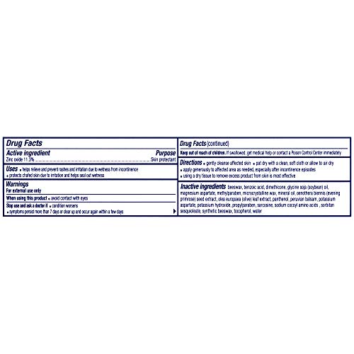 Balmex AdultAdvantage Skin Relief Cream, Adult Rash, and Bed Sores, 3 Oz