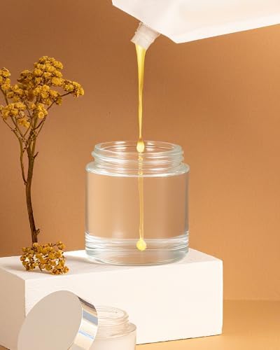 2 oz Glass Jars with Lids, Hoa Kinh 24 Pack Clear Small Cosmetic Glass Jars
