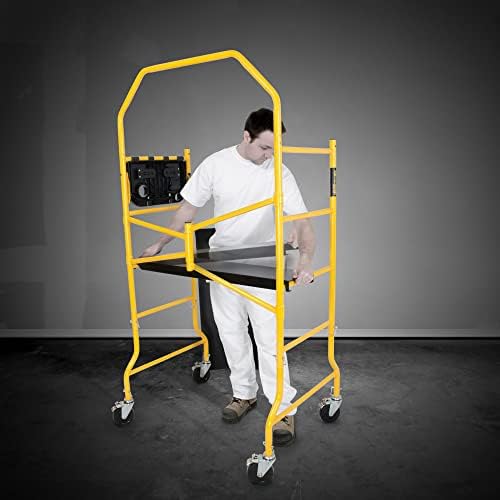 Metaltech I-IMIS Job Site Series 6-3/8'. x 4'. x 2-1/2'. Scaffold 900 Lb. Load Capacity