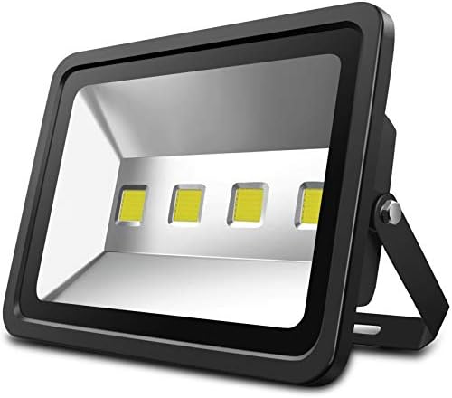 200W LED Flood Lights Outdoor, 20000LM Super Bright Security Floodlight, 100-277V, IP66 Waterproof, Commercial Exterior Light Fixture, 6000K Daylight White, Arena Yard Court Stadium Parking Lot Light