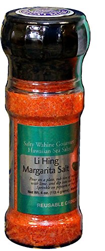 Salty Wahine Gourmet Hawaiian Sea Salts, Hawaiian Sea Salt and Rainbow Peppercorns, 4 Ounce