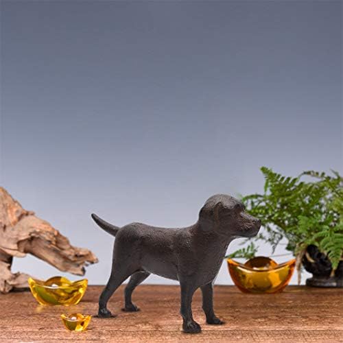 BRASSTAR Cast Iron Labrador Dog Statue Indoor Outdoor Decor