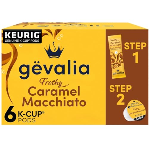 Gevalia K‐Cup® Coffee Pods & Froth Packets Kit, 6 ct, Cappuccino Espresso