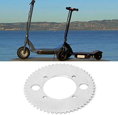 Qii lu Rear Chain Sprocket, 25H 55T 2.126in Rear Chain Sprocket Fit for E300 Compatible #25 Electric Scooter