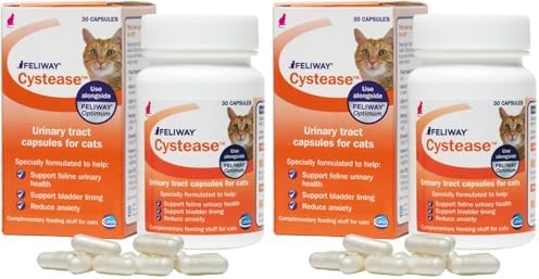 FELIWAY Cystease Advanced Urinary Tract Support for Cats (Pot Size: 30 Tablets)