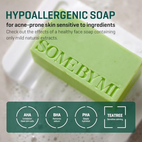 SOME BY MI AHA BHA PHA 30 Days Miracle Acne Clear Body Cleanser 13.5oz – Salicylic Acid & Tea Tree Acne Body Wash – Deep Cleansing