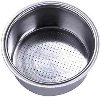 54mm Filter Basket Stainless Steel Portafilter Basket Espresso Handle Compatible with Breville Portafilter BES870XL, BES860XL, BES840XL