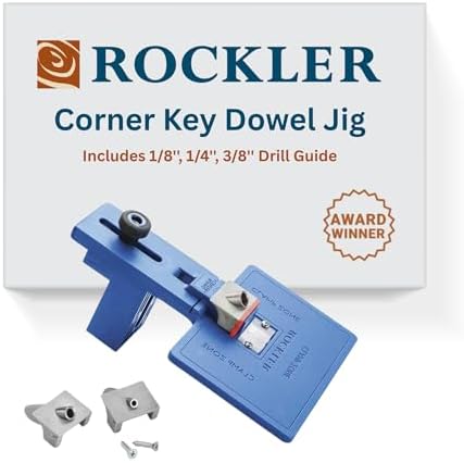 Rockler Corner Key Dowel Jig for Decorative Mitered Joints
