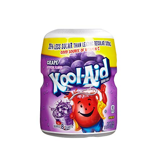 Kool-Aid Sugar-sweetened Grape Powdered Soft Drink Mix, 19 O, 19 OZ