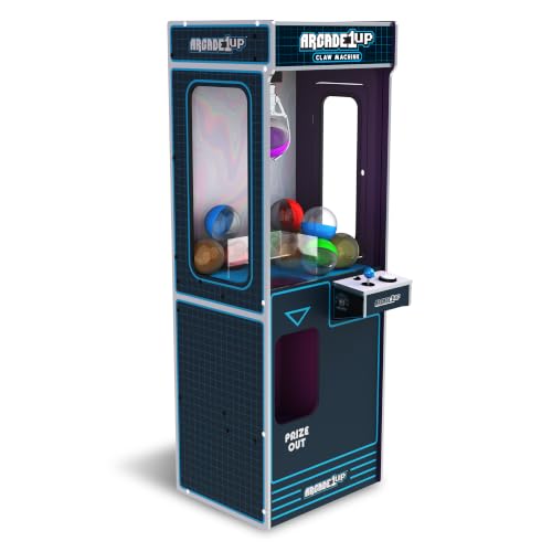 ARCADE1UP Claw Machine with 3 Levels of Difficulty, Ceiling Light | Adjustable Sound Volume for Arcade Game Room and Party Entertainment