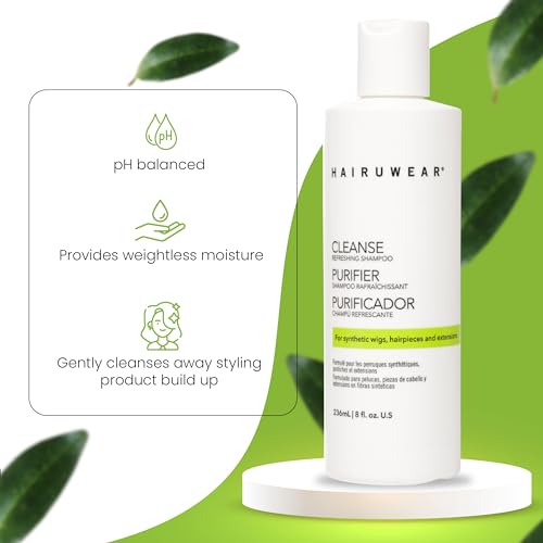 Cleansing Shampoo for Synthetic Wigs & Hair Extensions, Gentle Care