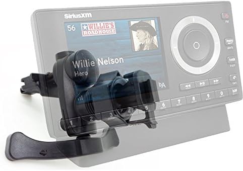 Simple-Lock Air Vent Holder Mount for Sirius XM Onyx EZ EZR Plus Lynx StarMate Stratus 5 6 7 Roady Delphi Skiff Nexus & Helix Satellite Radio