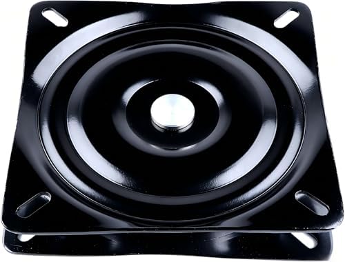 Hoffen Seat Swivel, 6-1/4 inch, Black, 360-Degree