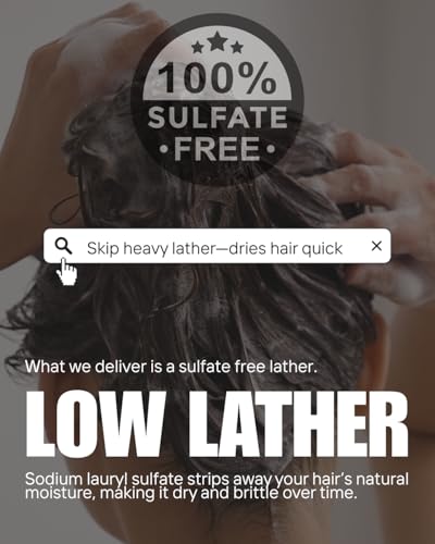 Sulfate-Free Detangling Duo: Hydrating Shampoo + Recovery Conditioner for Human & Synthetic Extensions Wigs Weaves Lace Fronts - Moisturelab Gentle