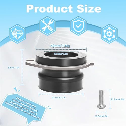75499 Flex Coupler Garbage Disposal Replacement Parts Compatible with Insink-erator