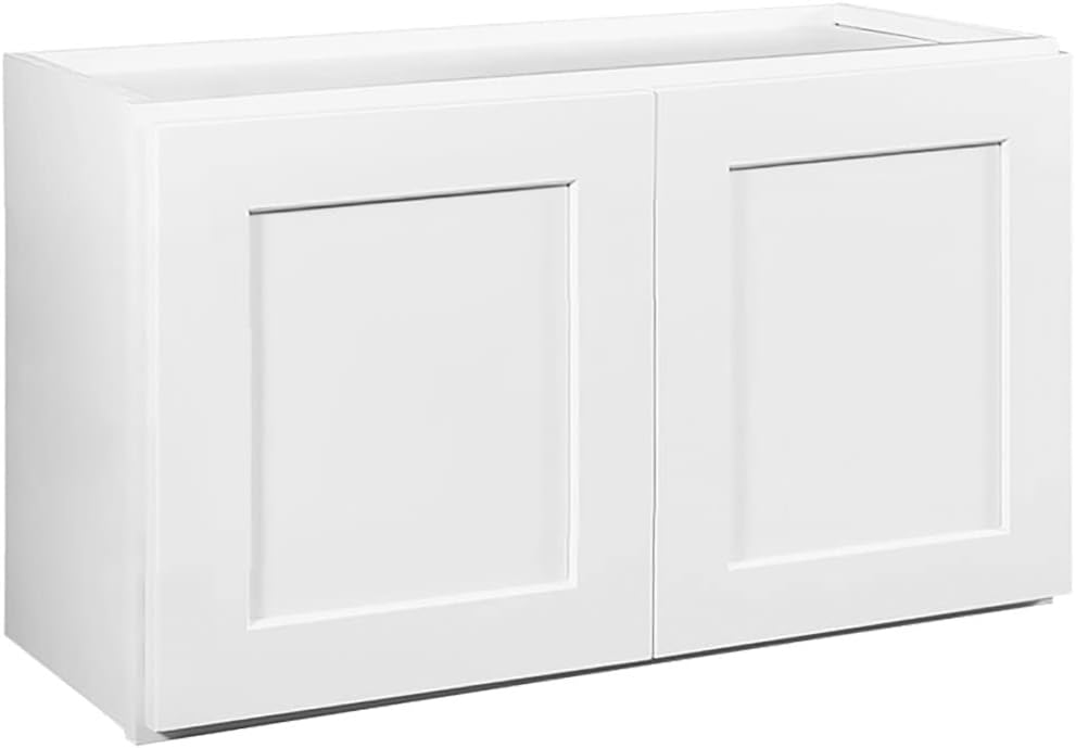 Design House Brookings Kitchen Bridge Wall Cabinet, 30", White | Wall Mount, Contemporary/Modern, Wood, Kitchen, 561639