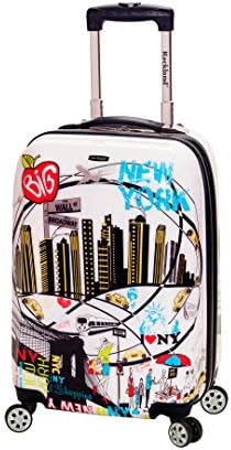 Rockland Departure Hardside 2 Piece Spinner Wheel Luggage, (20"/28"), Departure