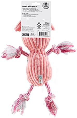 Outward Hound by Charming Pet Ranch Roperz Cow Plush Squeaky Dog Toy
