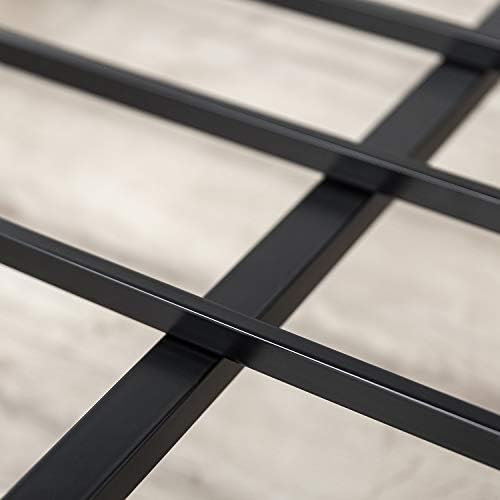 Zinus Quick Lock Bunkie Board, Box Spring and Bed Slat Replacement, Queen | Metal Frame with Steel Slats, Durable Construction Easy Assembly