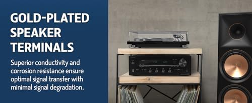Onkyo TX-8470 2 Channel Stereo Receiver with Wi-Fi, Bluetooth, Phono, Hi-Res Audio and Roon Ready