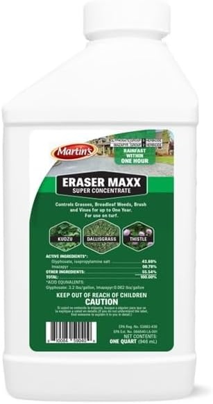 Control Solutions 82002488 1 Quart Eraser Max Super Concentrated Herbicide Weed Killers